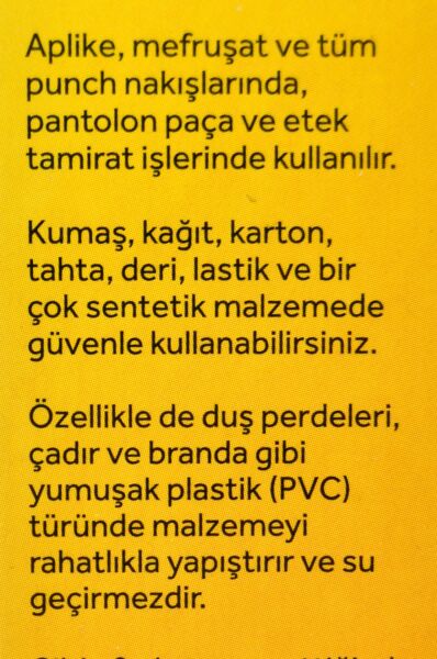 Kumaş Yapıştırıcı