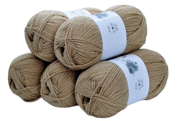 Gala Mix Fiber Akrilik Sütlü Kahve 5'li Paket