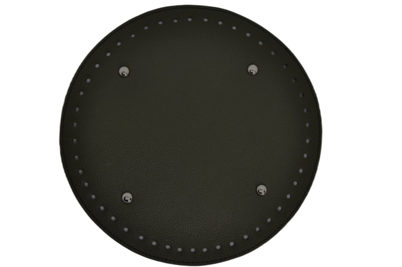Yuvarlak Deri Çanta Tabanı 22 cm. Yeşil