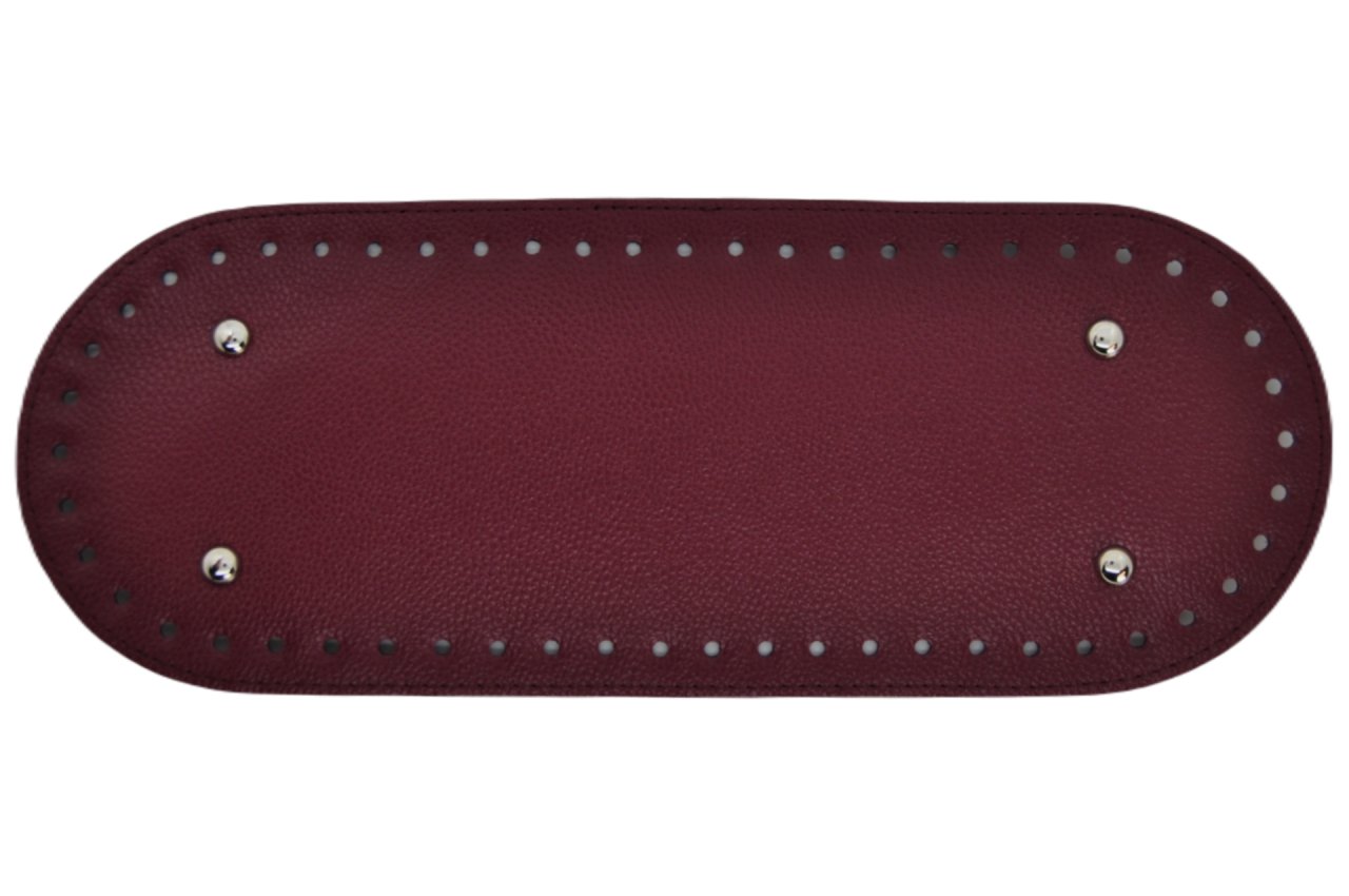 Deri Çanta Tabanı 12x32 cm. Bordo