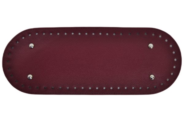 Deri Çanta Tabanı 12x32 cm. Bordo
