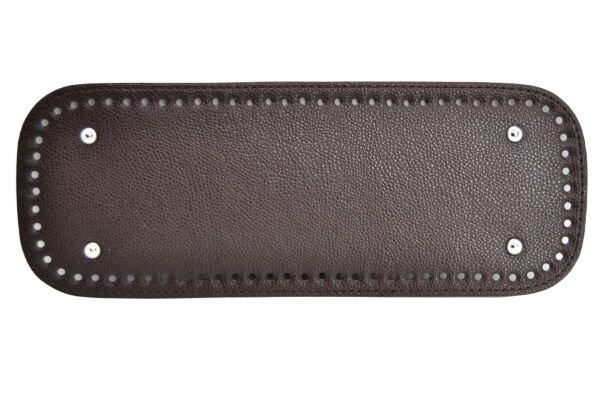 Deri Çanta Tabanı 12x32 cm. Kahverengi