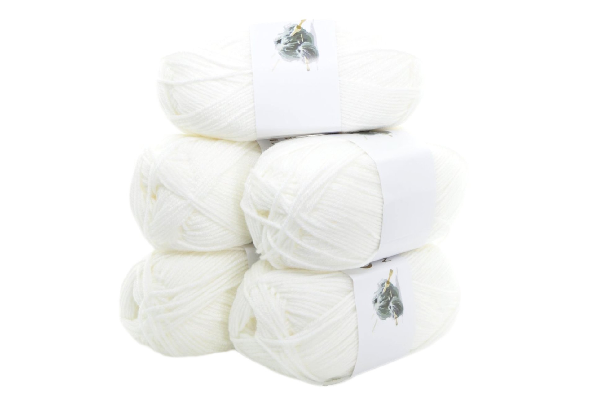 Gala Mix Fiber Akrilik Beyaz 5'li Paket