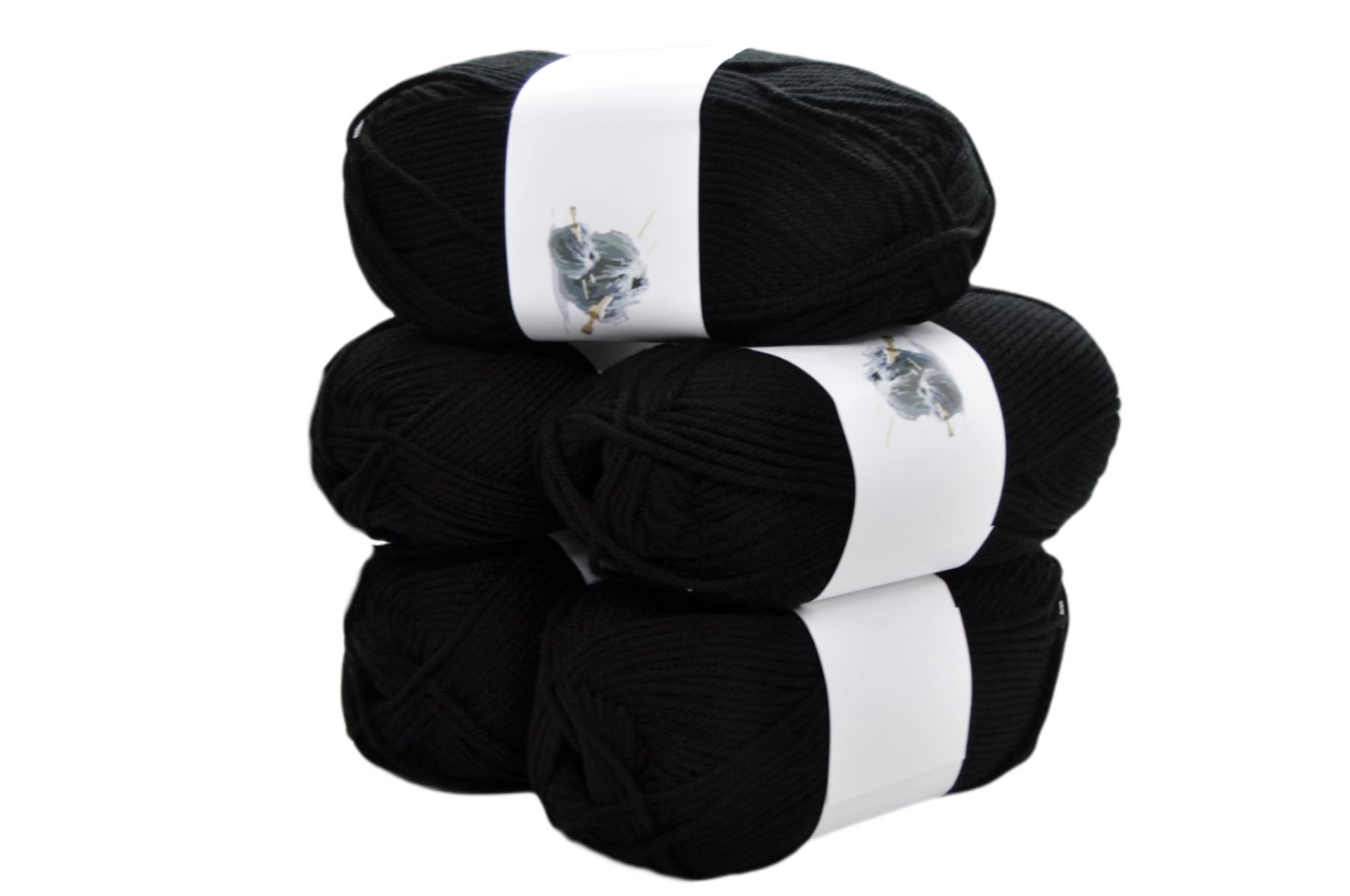 Gala Mix Fiber Akrilik Siyah 5'li Paket