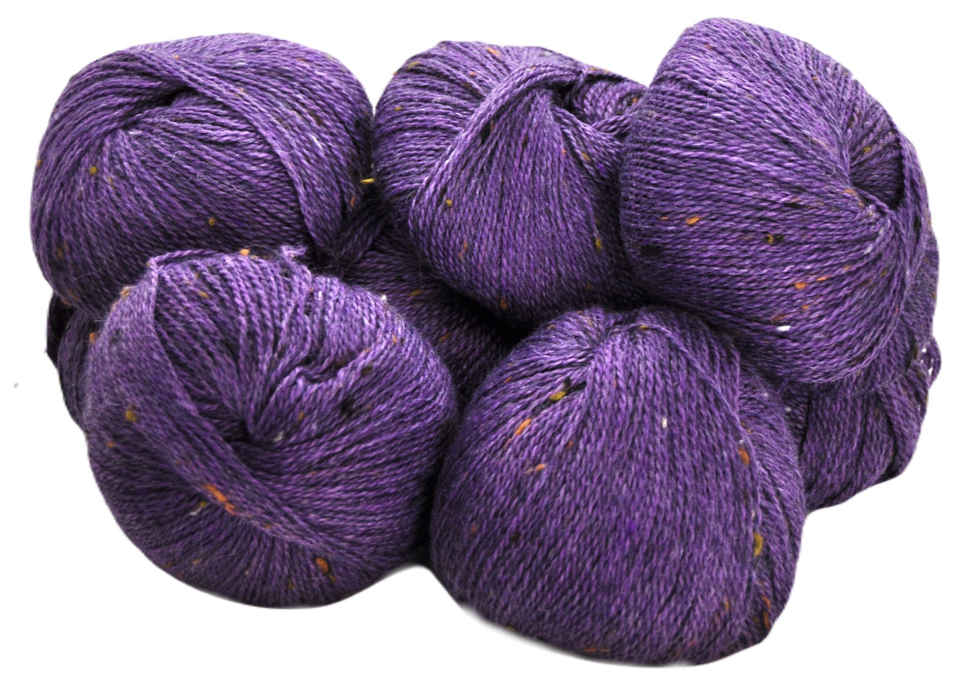 Yünlü Tweed Mor