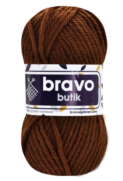 Yün Karışımlı Kahverengi 100 gr.
