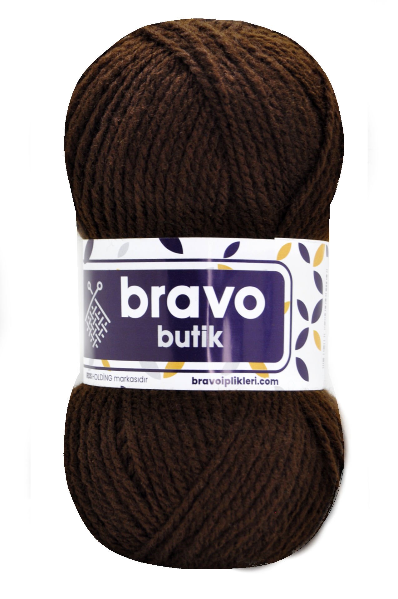 Yün Karışımlı Kahverengi 100 gr.