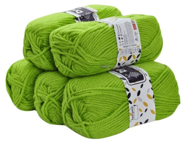 Akrilik Açık Yeşil 5'li Paket