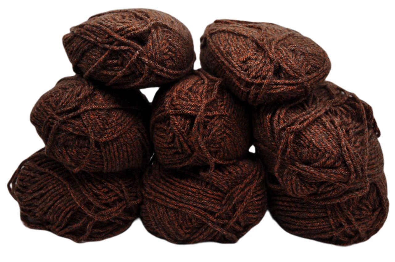 Akrilik New Tweed Kırçıllı Kahverengi
