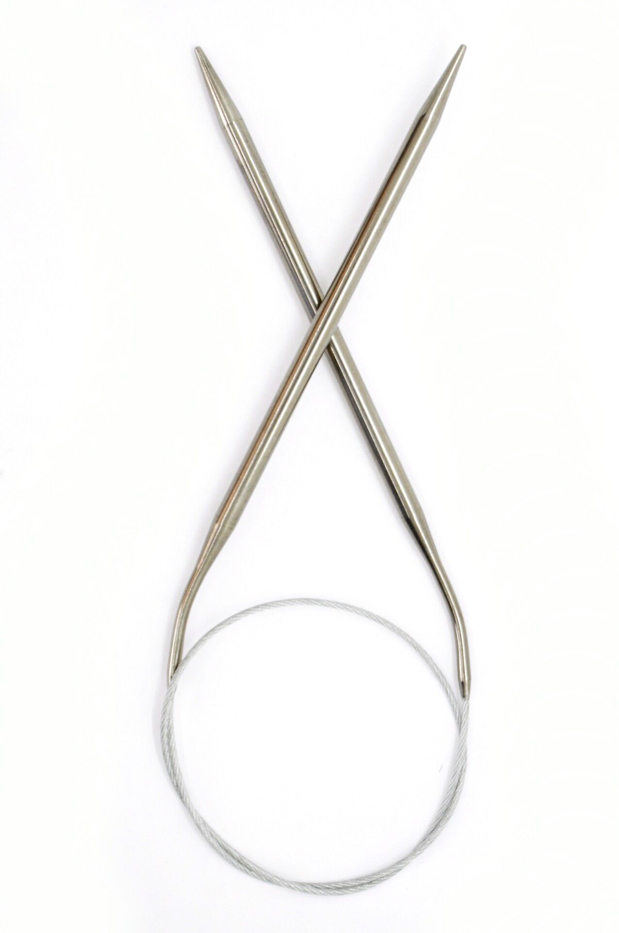 60 cm. Çelik Misinalı Şiş
