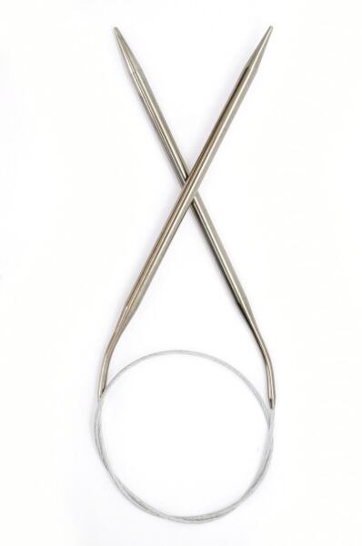 60 cm. Çelik Misinalı Şiş