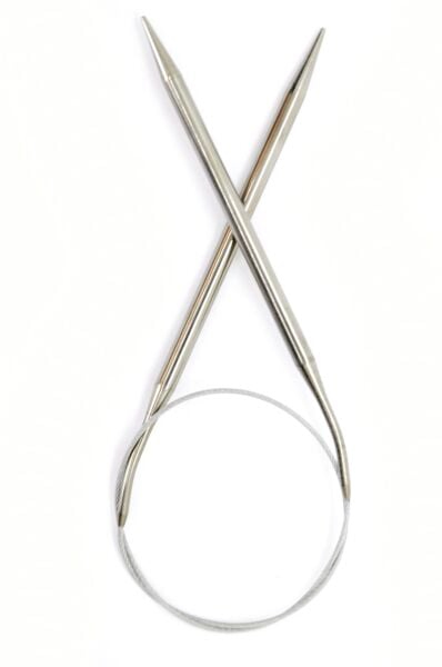 60 cm. Çelik Misinalı Şiş 6 mm