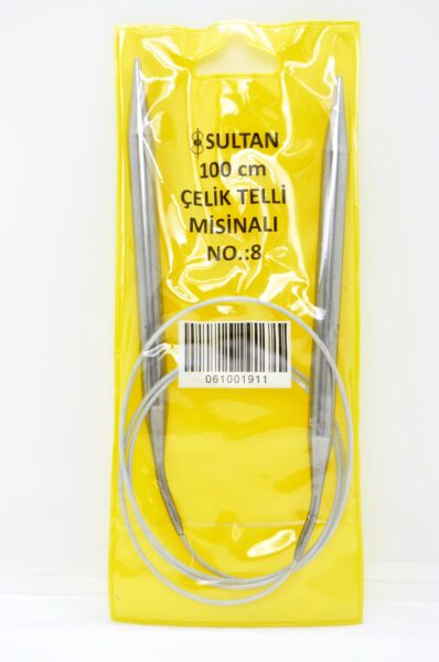 100 cm. Çelik Misinalı Şiş