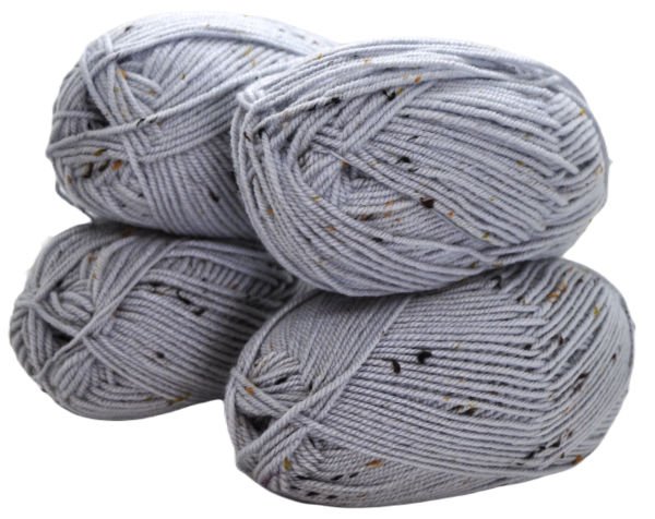Akrilik Tweed Gri