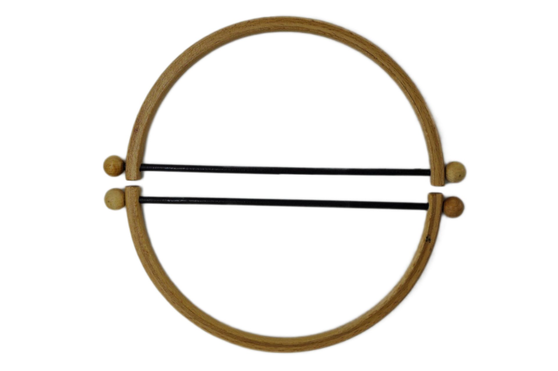 Demirli Ahşap Sap 21.5 cm.