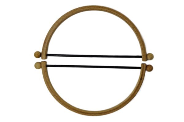 Demirli Ahşap Sap 21.5 cm.