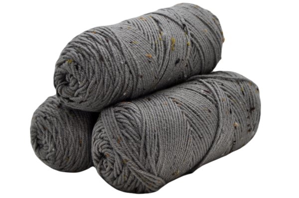Akrilik Tweed Gri