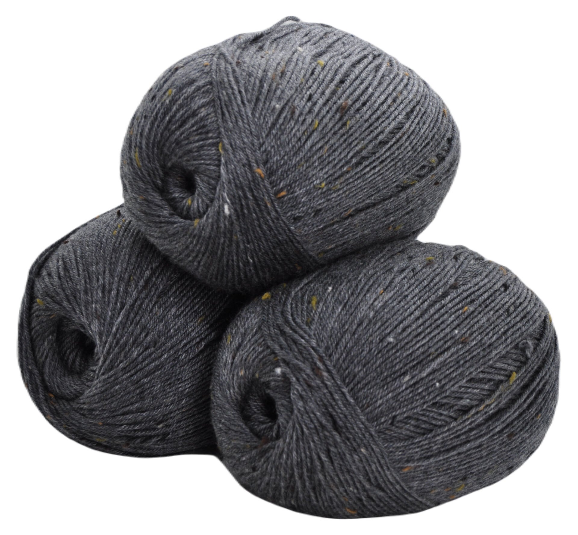 Akrilik Tweed Koyu Gri