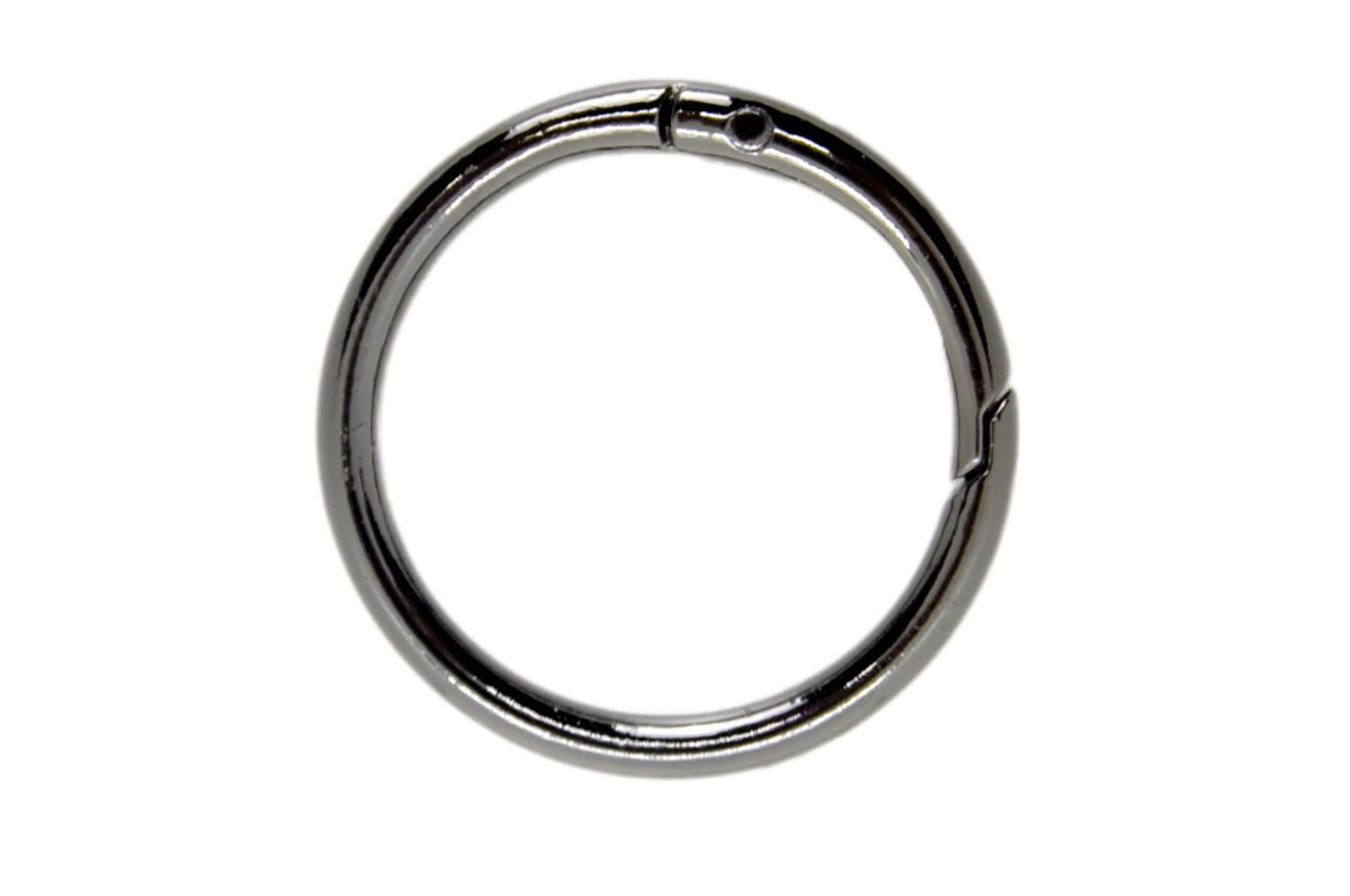Yaylı Halka 40 mm Siyah