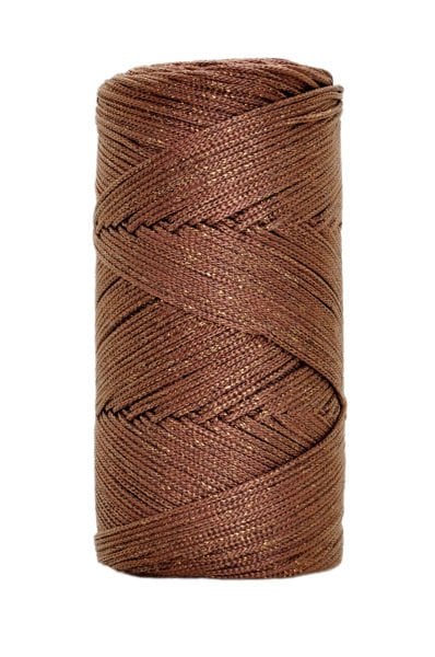 Simli Polyester Makrome 200 gr. Bakır