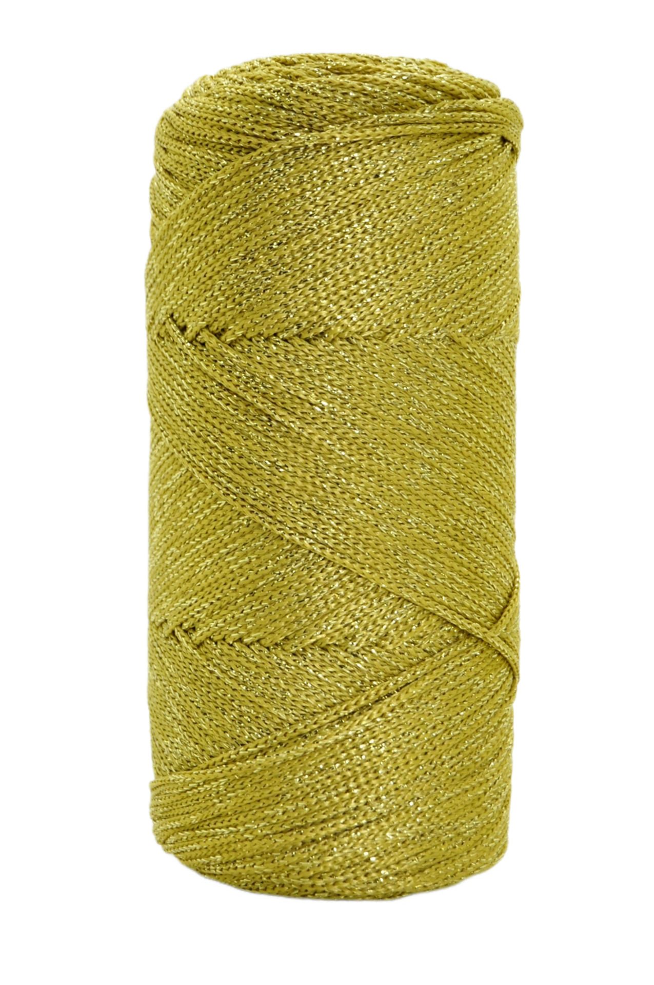 Simli Polyester Makrome 200 gr. Gold