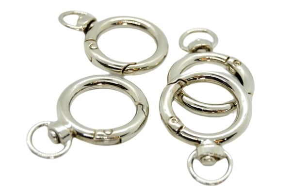 Bitişik Yaylı Halka 28 mm Gümüş