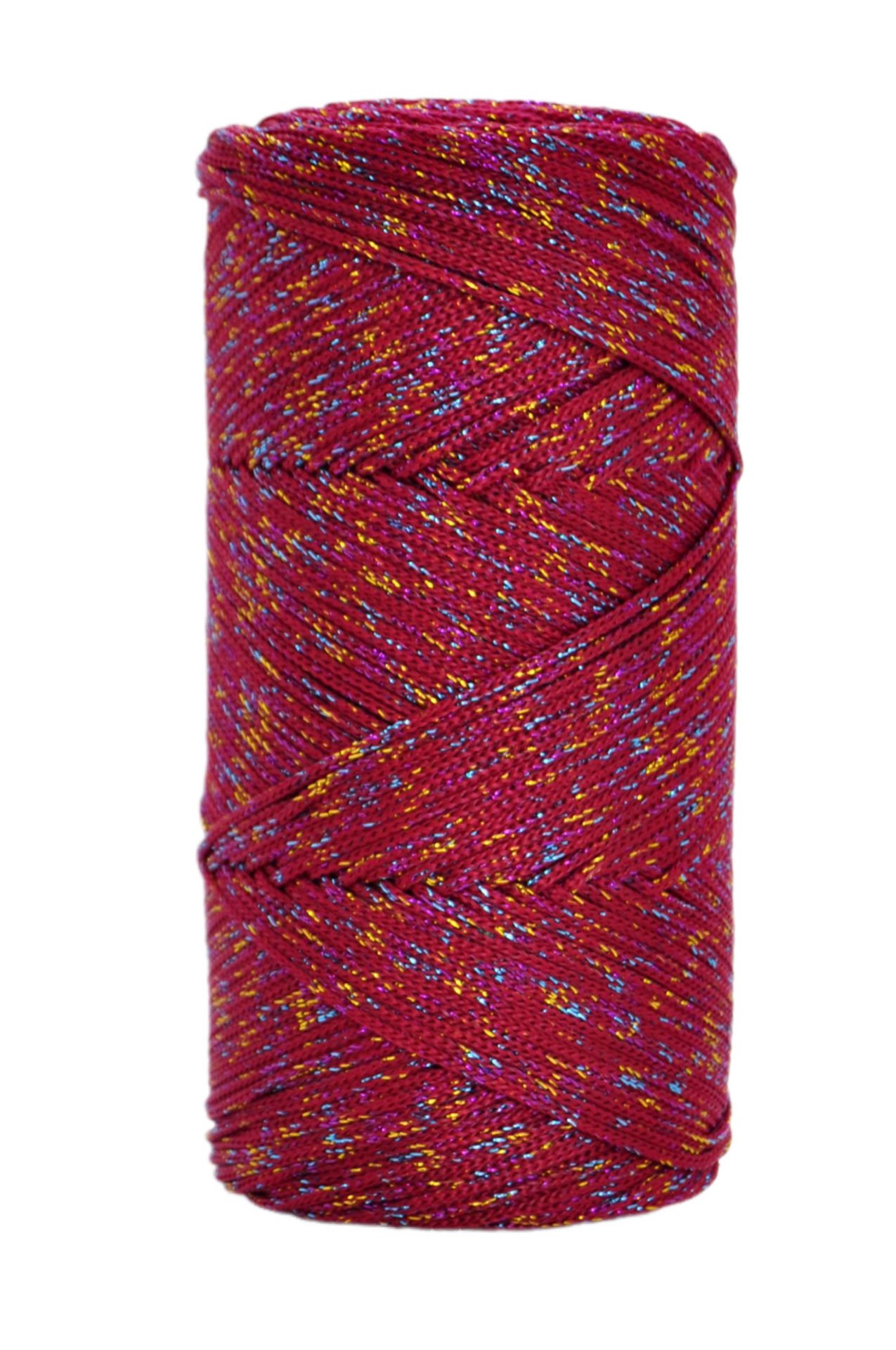 Simli Polyester Makr. 200 gr. Koyu Kırmızı