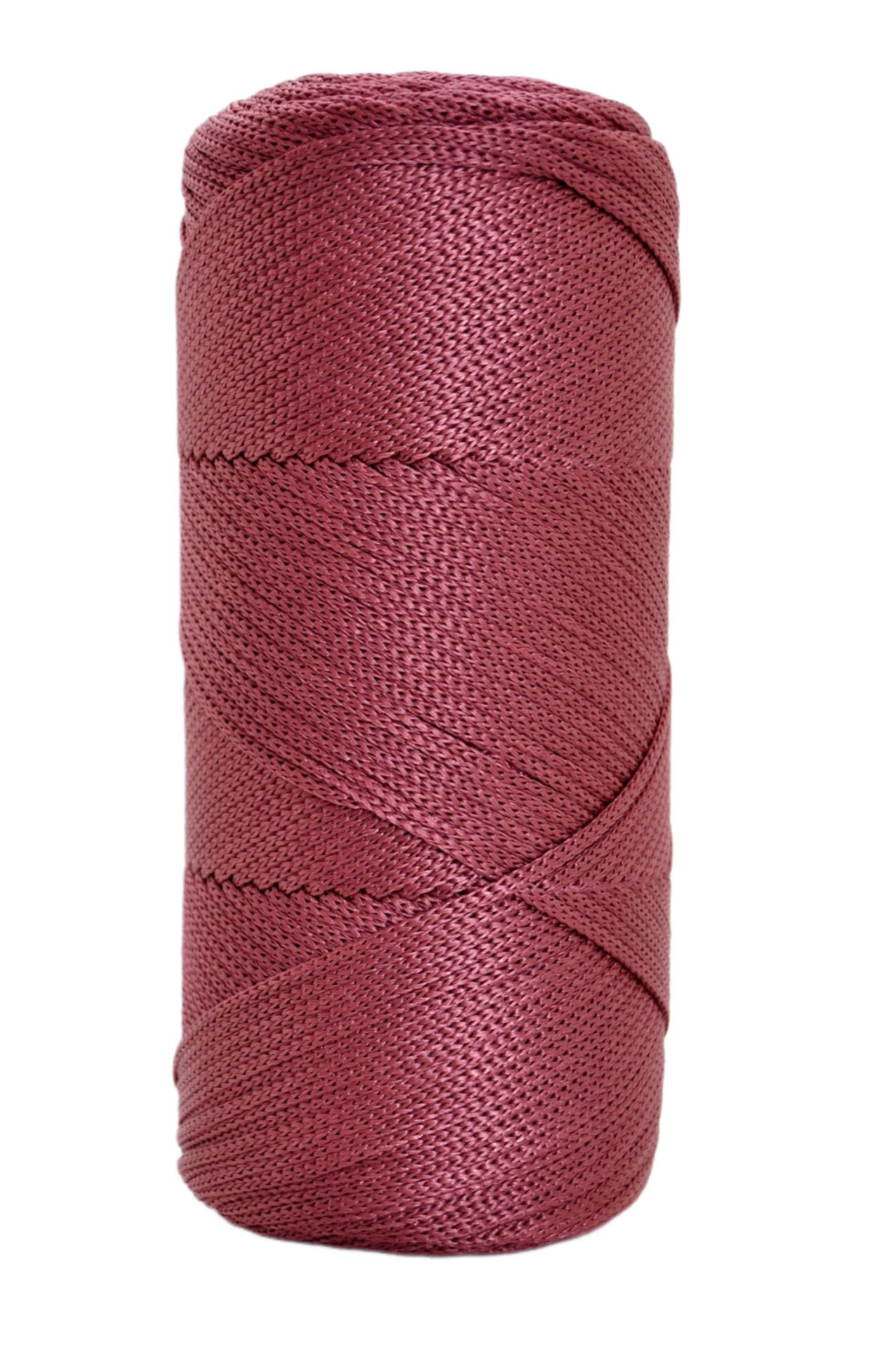 Polyester Makrome 200 gr. Koyu Gül
