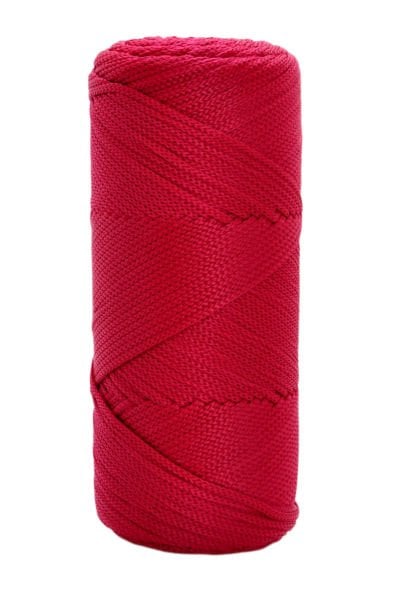 Polyester Makrome 200 gr. Koyu Kırmızı