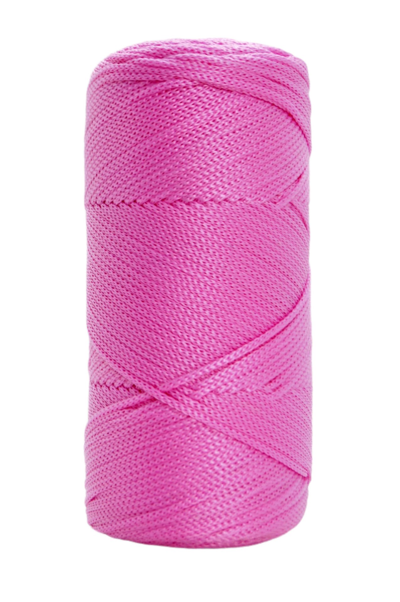 Polyester Makrome 200 gr. Pembe
