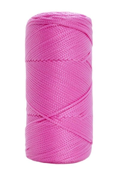Polyester Makrome 200 gr. Pembe