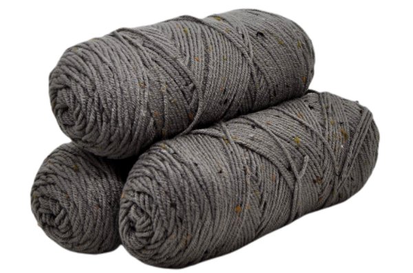 Akrilik Tweed Gri