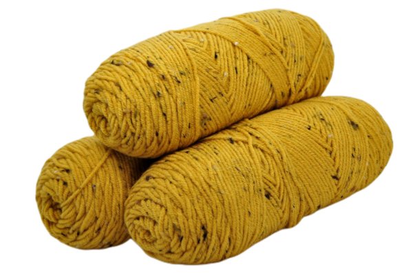 Akrilik Tweed Hardal